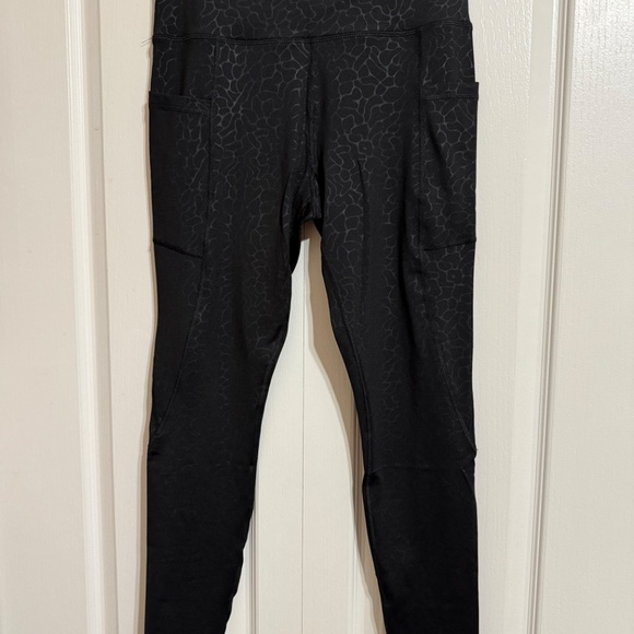 10 Black Leggings with Pockets Size M - Picture 3 of 6